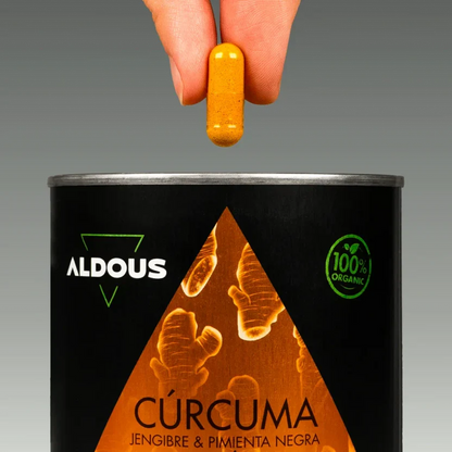 Cúrcuma Ecológica con Jengibre, Pimienta Negra y Probióticos