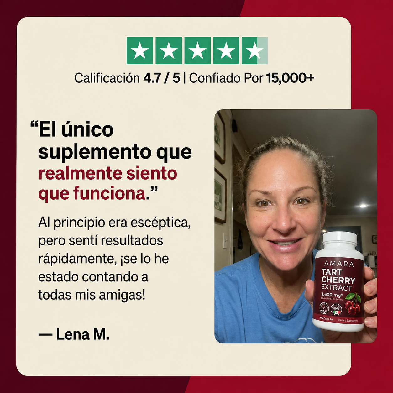 Amara Cápsulas Extracto de Cereza