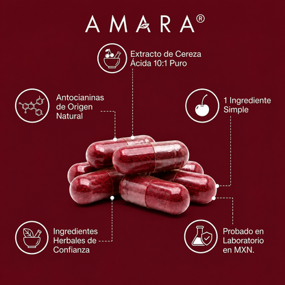 Amara Cápsulas Extracto de Cereza